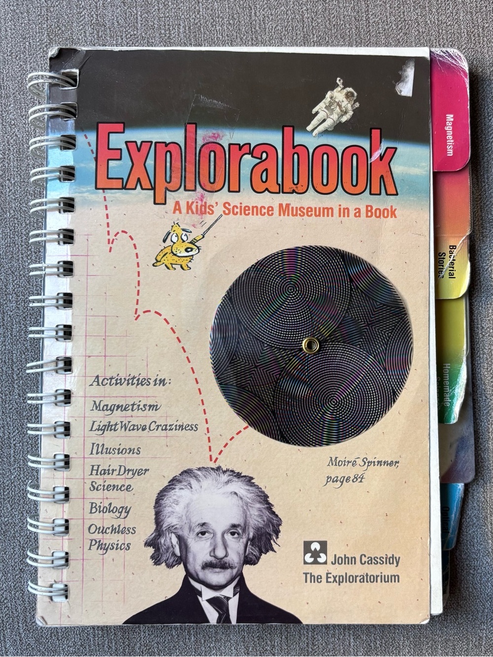 Explorabook Kids' Science Museum John Cassidy Klutz Press Spiral Bound Science